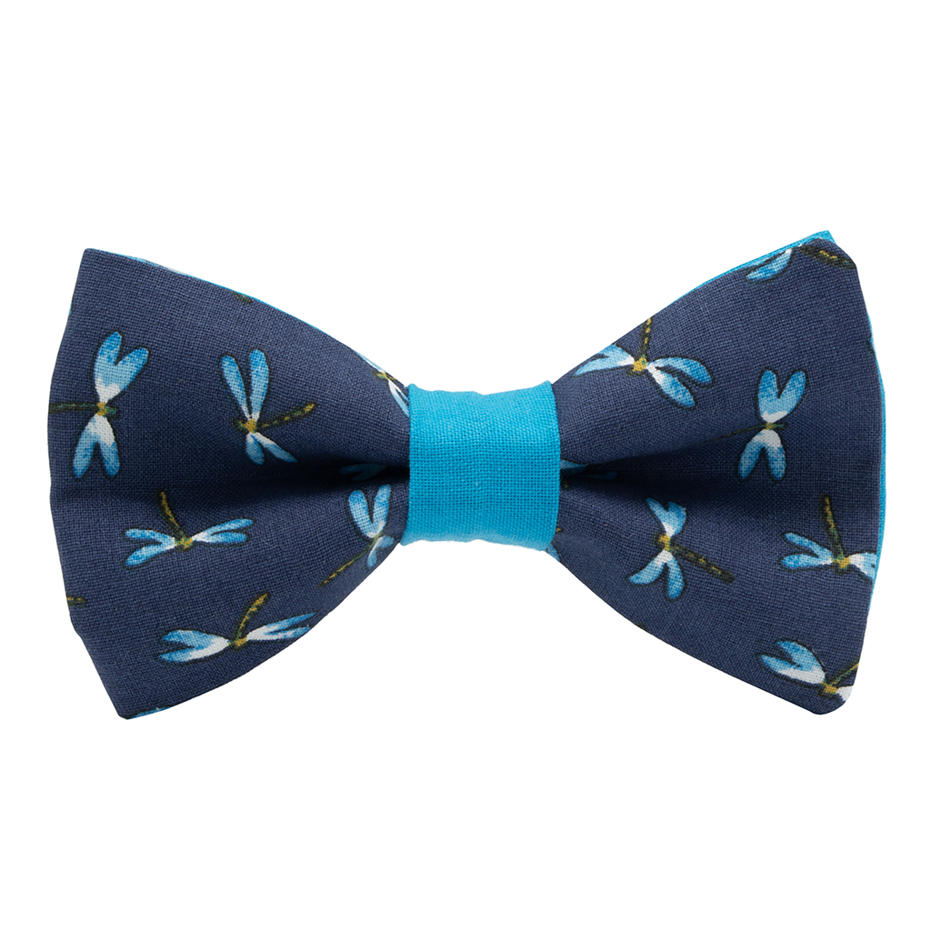 Noeud papillon "Libella" bleu