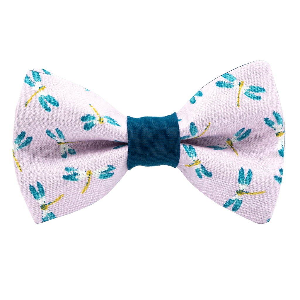 Noeud papillon "Libella" rose pâle