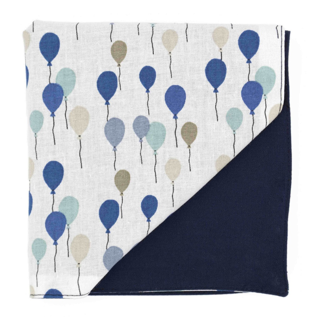 Pochette "Happy Balloon" ballons bleus