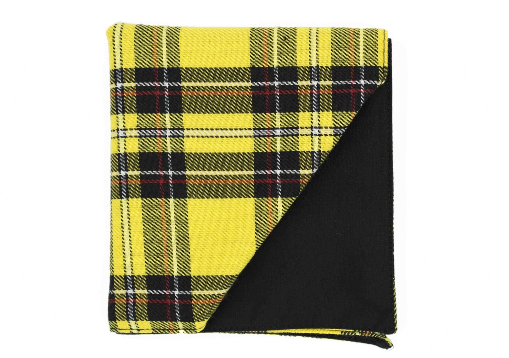 Pochette Tartan jaune "Mister Bean"