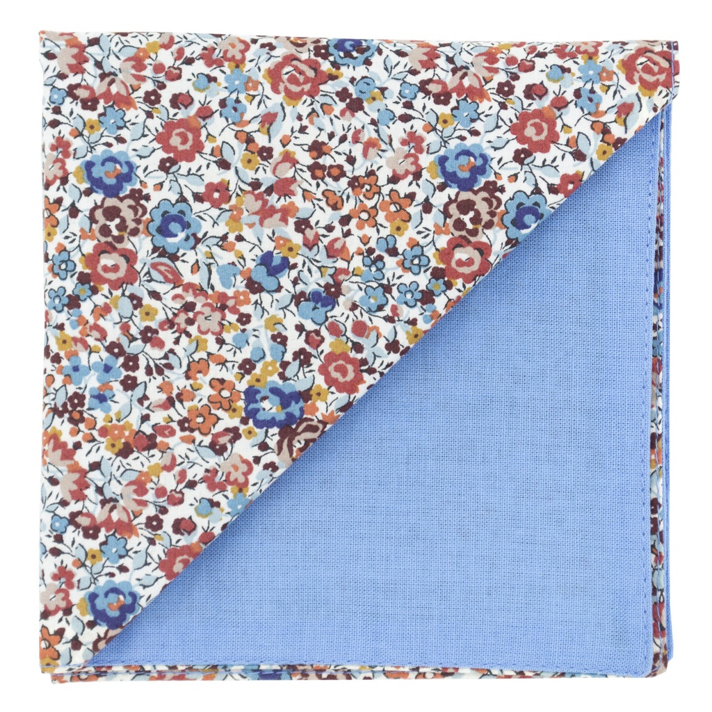 Pochette Liberty "Emma and Georgina" marron