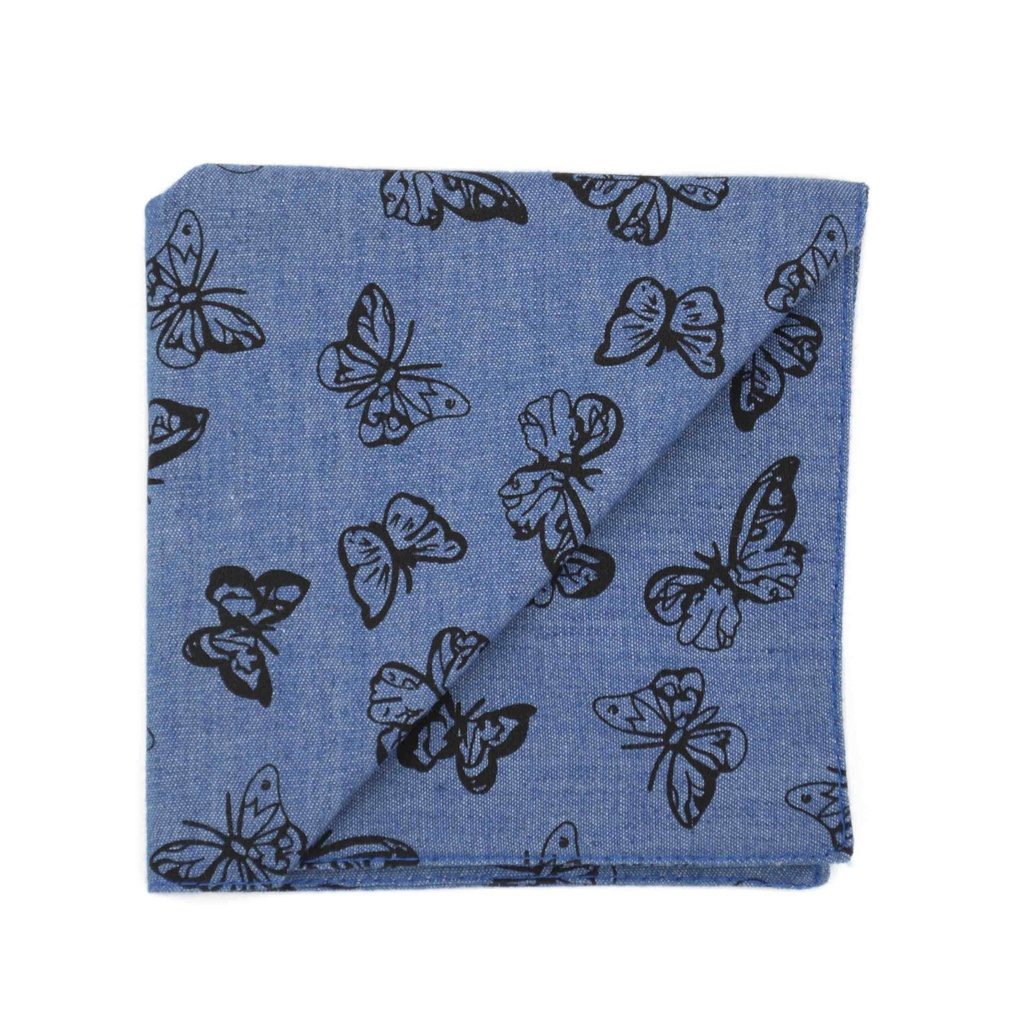 Pochette jean "Butterfly" papillons noirs