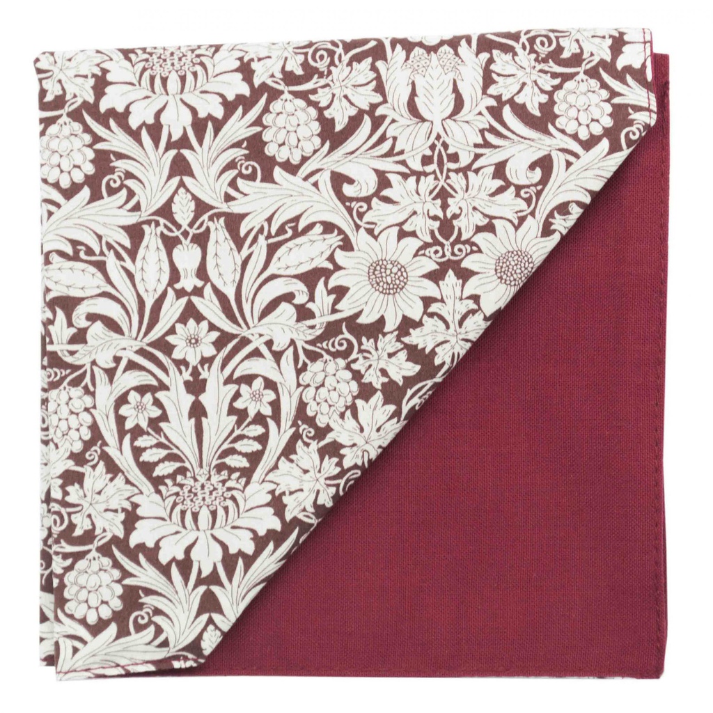 Pochette Liberty "Mortimer" bordeaux