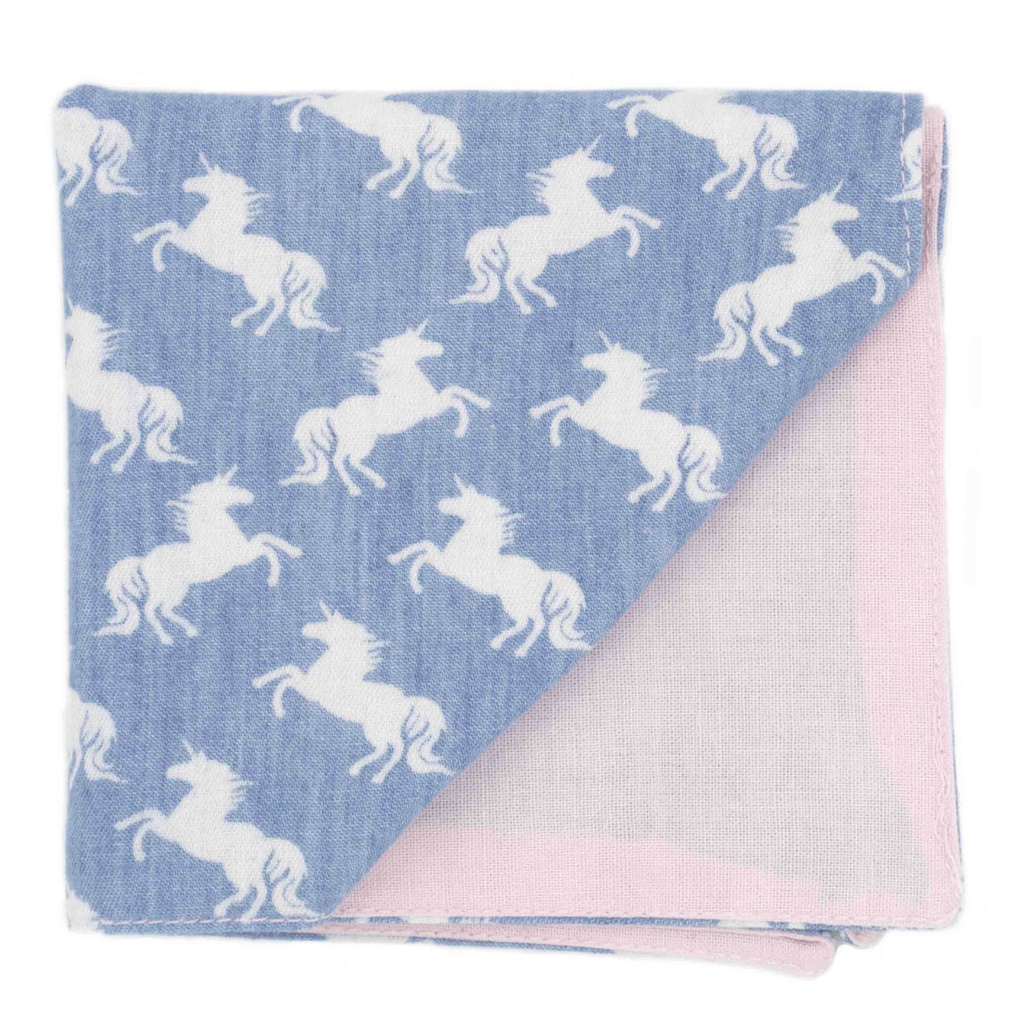 Pochette jean "Unicorn Ride" licornes blanches