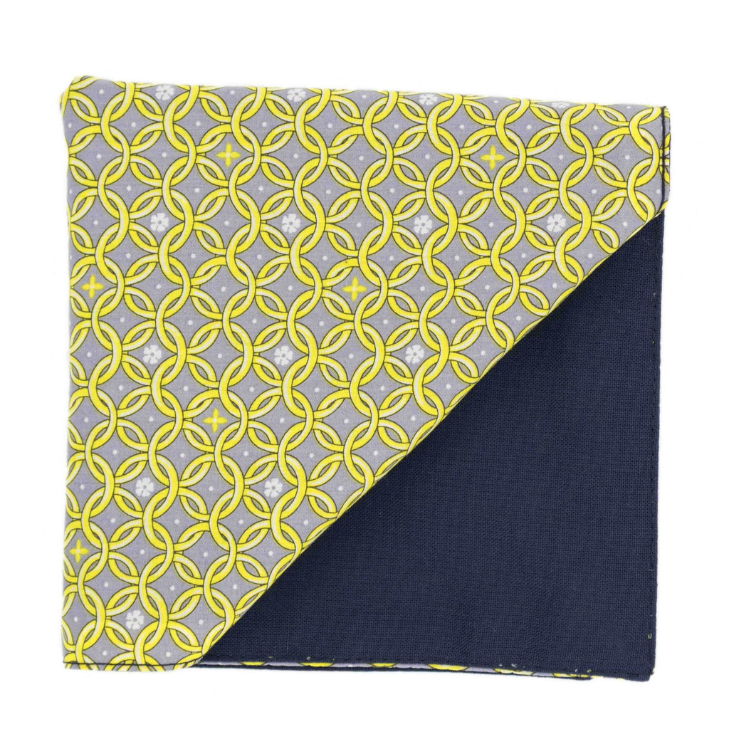 Pochette Liberty "Thomas David" jaune