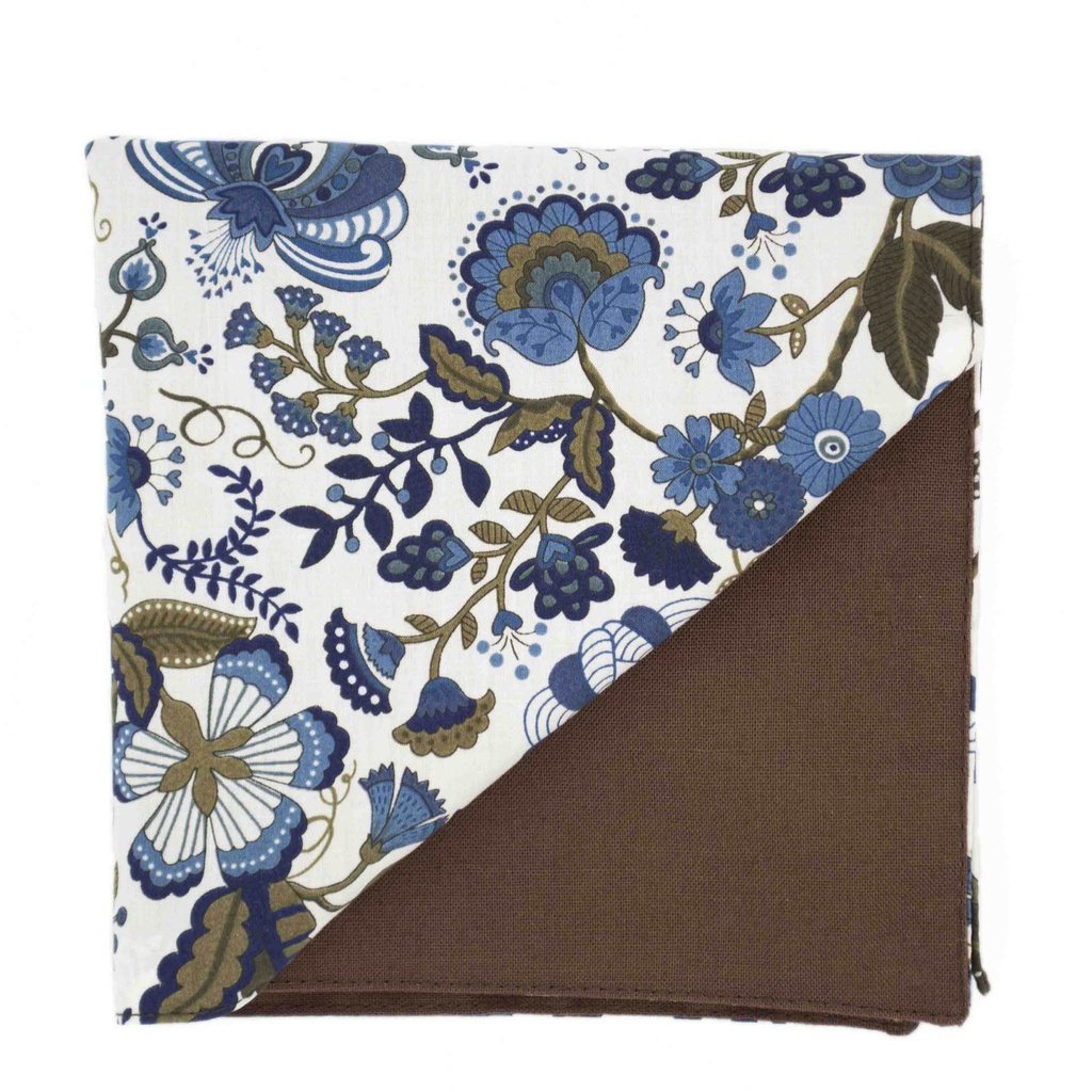 Pochette Liberty "Mabelle" bleu foncé