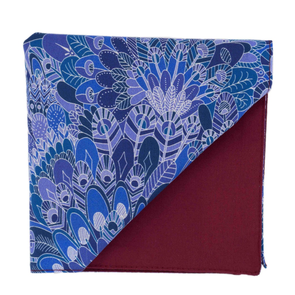 Pochette Liberty "Eben" bleue