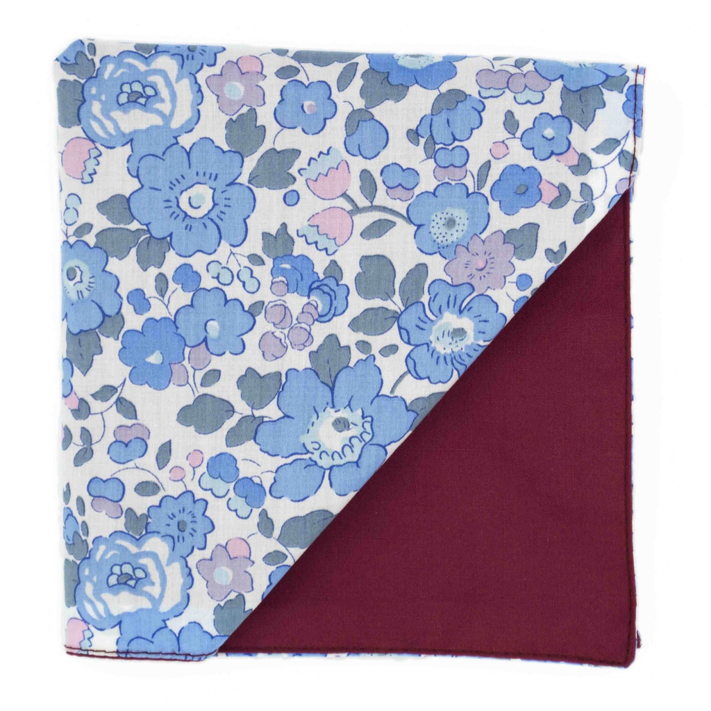 Pochette Liberty "Betsy" bleu ciel