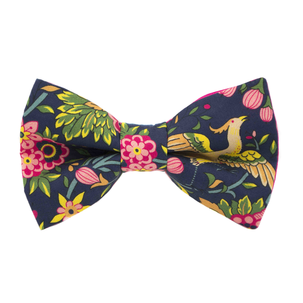 Noeud papillon Liberty "Dante's Paradise" bleu