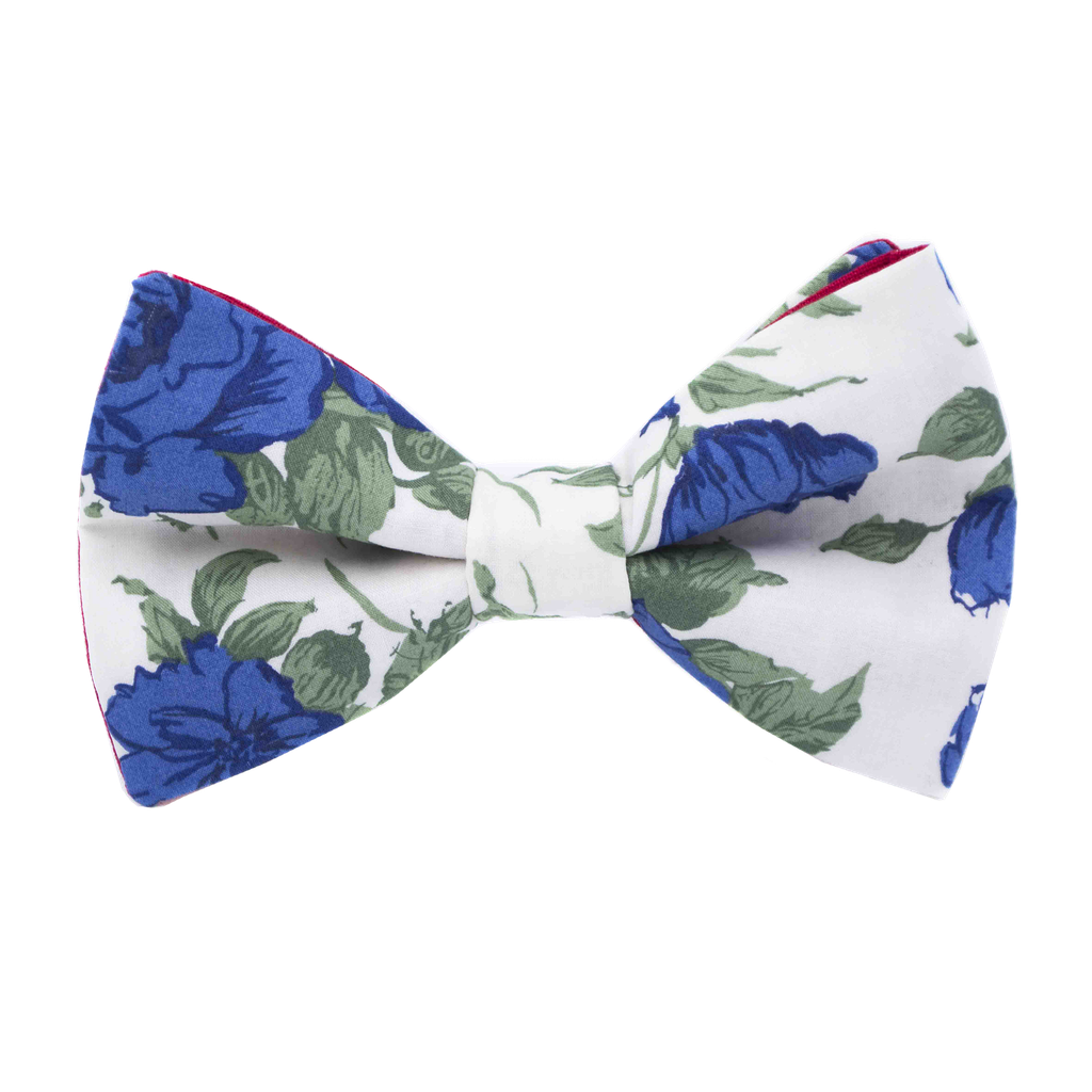 Noeud papillon Liberty "Carline" bleu
