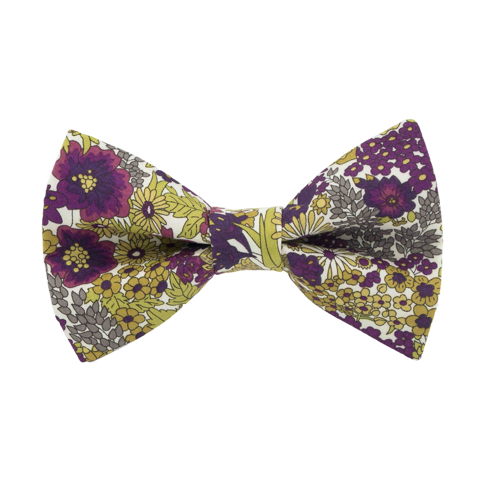 Noeud papillon Liberty "Margaret Annie" mauve
