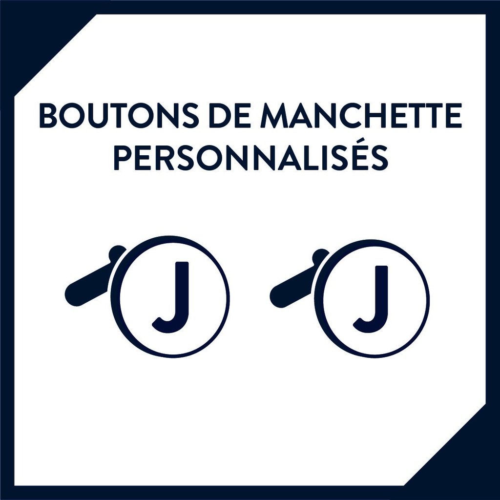 Boutons de manchettes JAGGS - personnalisé