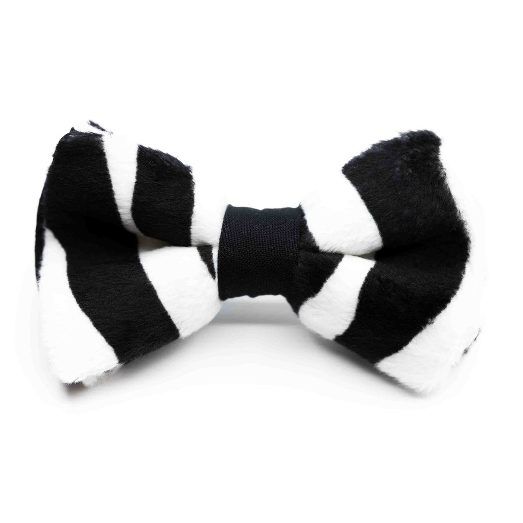 Noeud papillon "Zebra" motifs zèbre
