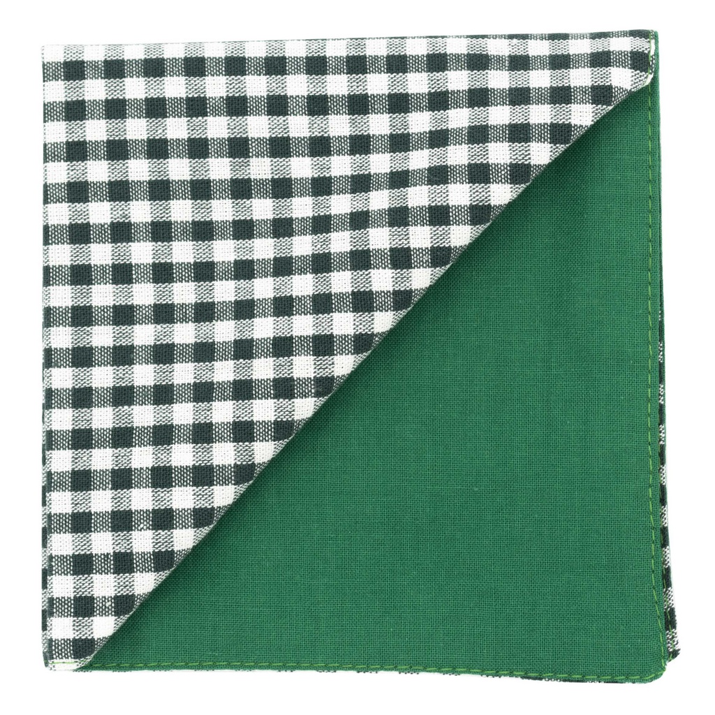 Pochette "Garden Party" vichy vert