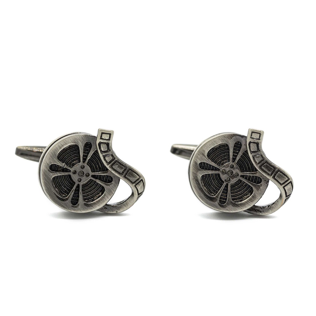 Boutons de manchettes "Bobines de film"