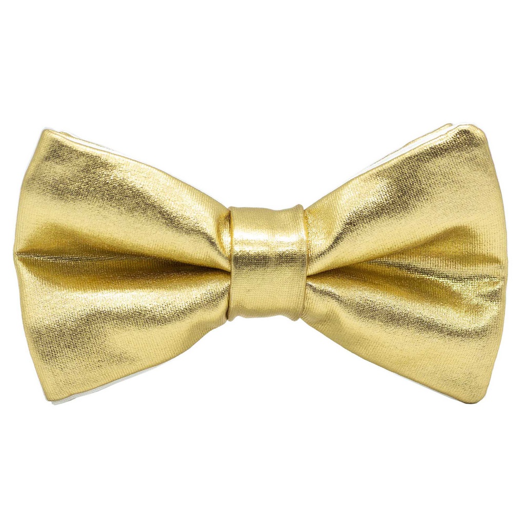 Noeud papillon uni doré "Gatsby"