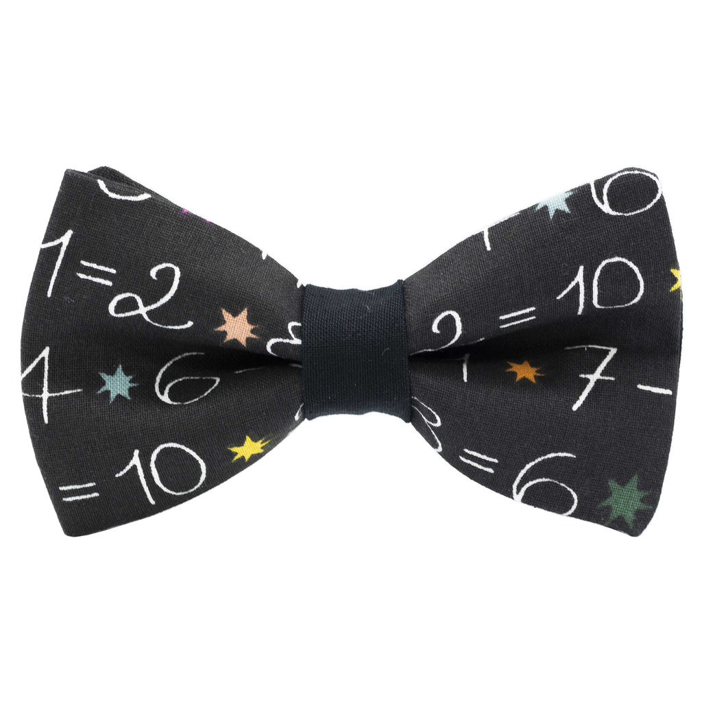 Noeud papillon "Blackboard" chiffres & calculs