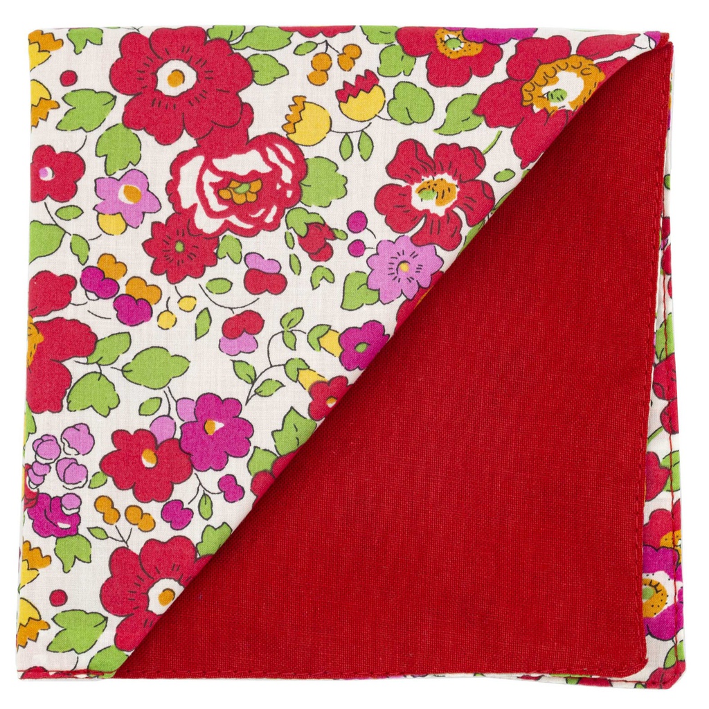 Pochette Liberty "Betsy" rouge