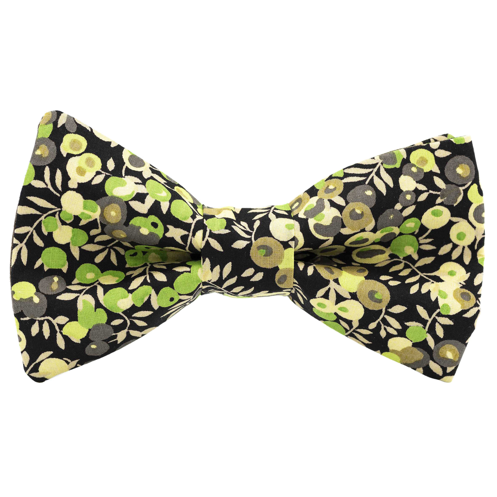Noeud papillon Liberty "Wiltshire" vert olive