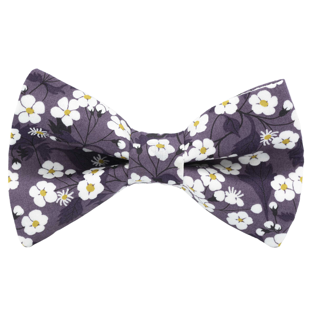 Noeud papillon Liberty "Mitsi" prune