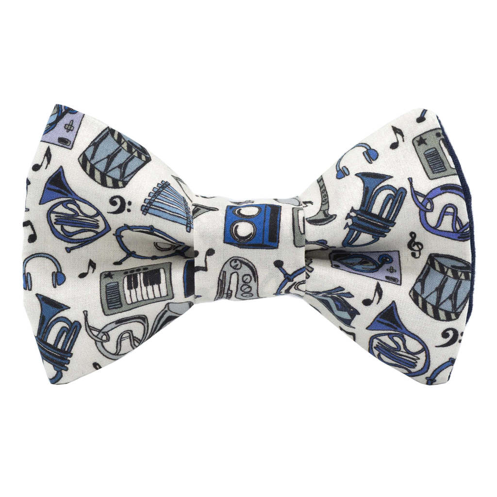 Noeud papillon Liberty "Miles" bleu
