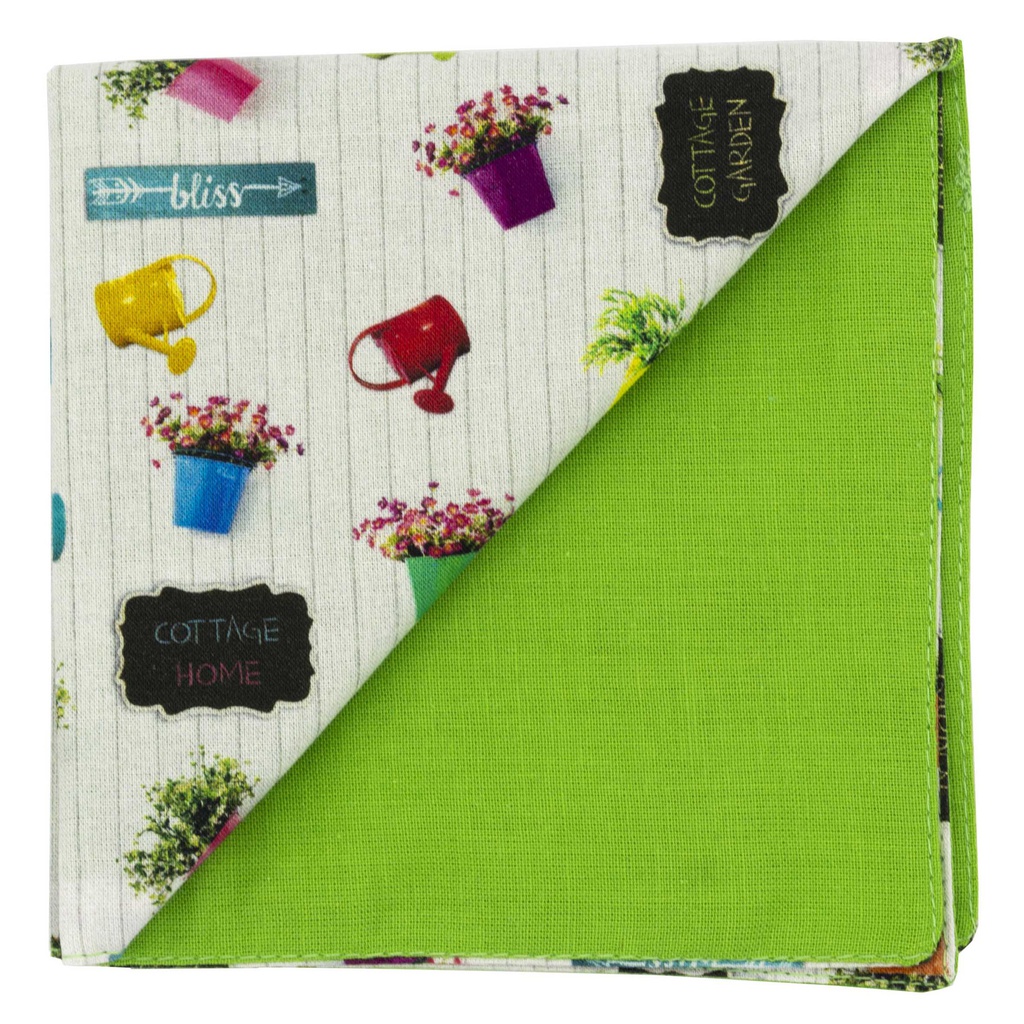 Pochette "Botanique" plantes & arrosoirs