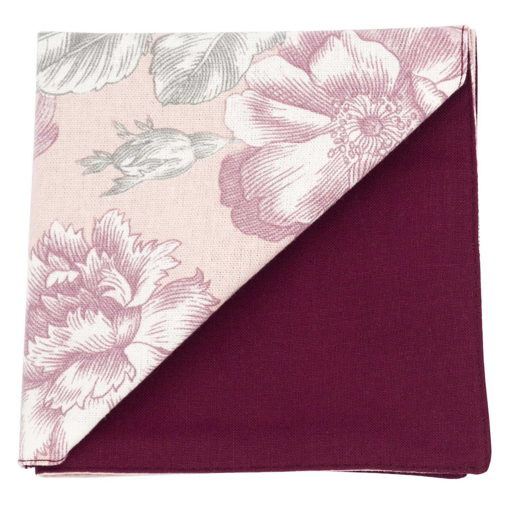 Pochette "Ukiyo-E" motifs végétaux japonais