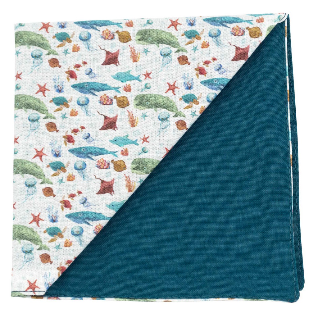 Pochette "Le Grand Bleu" animaux marins