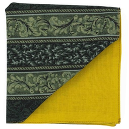 Pochette "Popeye" feuilles aux tons verts