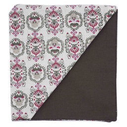 Pochette "Vintage" motif vintage sur fond blanc cassé