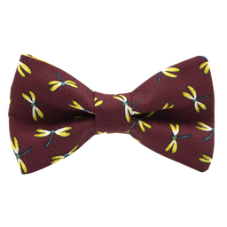 Noeud papillon "Libella" bordeaux