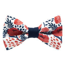 Noeud papillon "Coquelicot" rouge