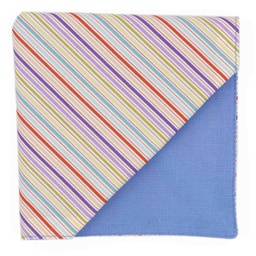 Pochette "Candy Cane" rayures multicolores