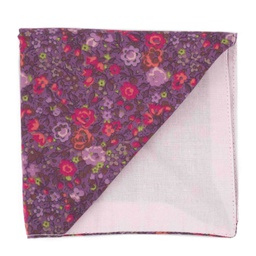 Pochette Liberty "Emma and Georgina" mauve