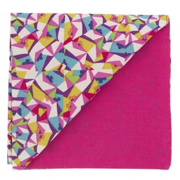 Pochette Liberty "Poppy's Patchwork" rose