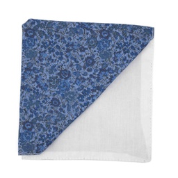 Pochette Liberty "Emma and Georgina" bleue