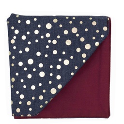 Pochette jean "Bubble Star" ronds dorés