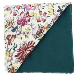 Pochette Liberty lin "Christelle" rose