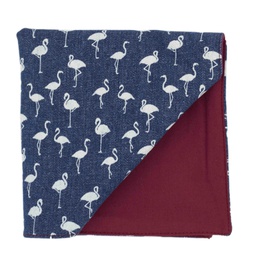 Pochette jean "Flamingo" flamants roses