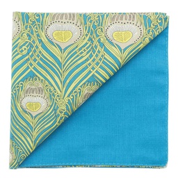 Pochette Liberty "Caesar" turquoise