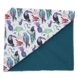 Pochette Liberty "Birds Of Paradise" turquoise