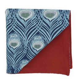 Pochette Liberty "Caesar" bleu foncé