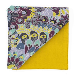 Pochette Liberty "Eben" vert canard