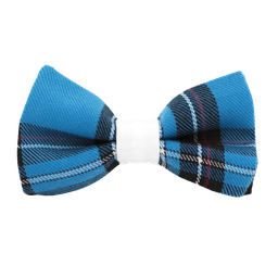 Noeud papillon Tartan bleu clair "Good Morning England"