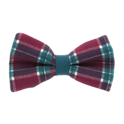 Noeud papillon Tartan turquoise "Braveheart"
