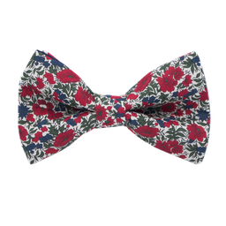 Noeud papillon Liberty "Rosalind" rouge