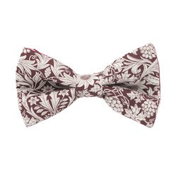 Noeud papillon Liberty "Mortimer" bordeaux