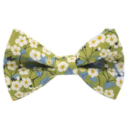 Noeud papillon Liberty "Mitsi" vert