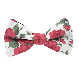 Noeud papillon Liberty "Carline" rouge