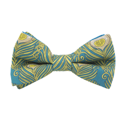 Noeud papillon Liberty "Caesar" turquoise